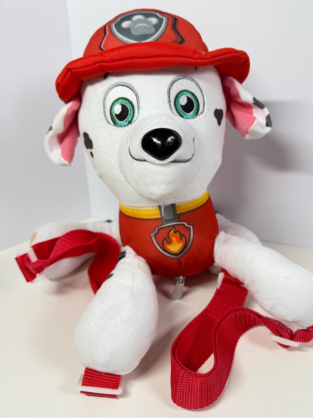 PAW Patrol Marshall Plush Backpack Nickelodeon Bioworld Firefighter Kids 2024